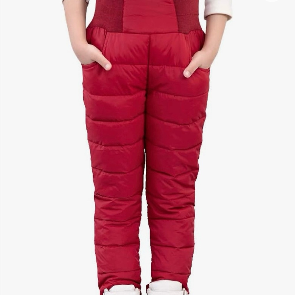UGREVZ Girls Boys Snow Pants 2-9 Years old Thick Winter Warm Pants Girl
